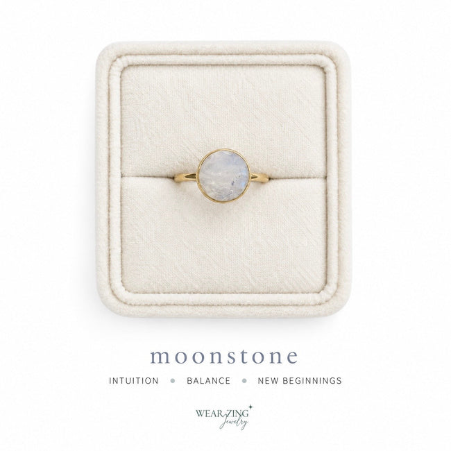 Round Crystal Ring WearZing - Crystal Jewelry Store in India