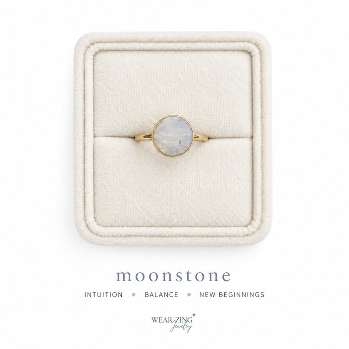 Round Crystal Ring WearZing - Crystal Jewelry Store in India