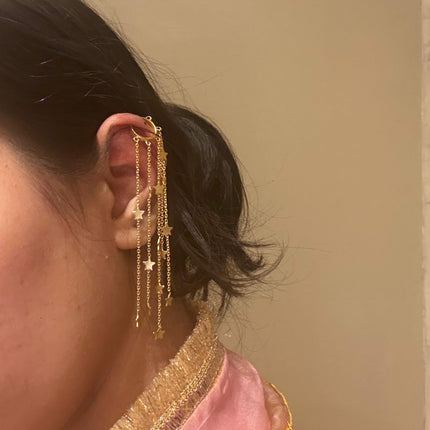 Celeste Drip Ear Cuff (Pair)