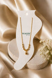Gold Ball Sleek Anklet WearZing - Crystal Jewelry Store in India