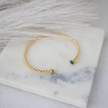 Green Oynx Twist Cuff
