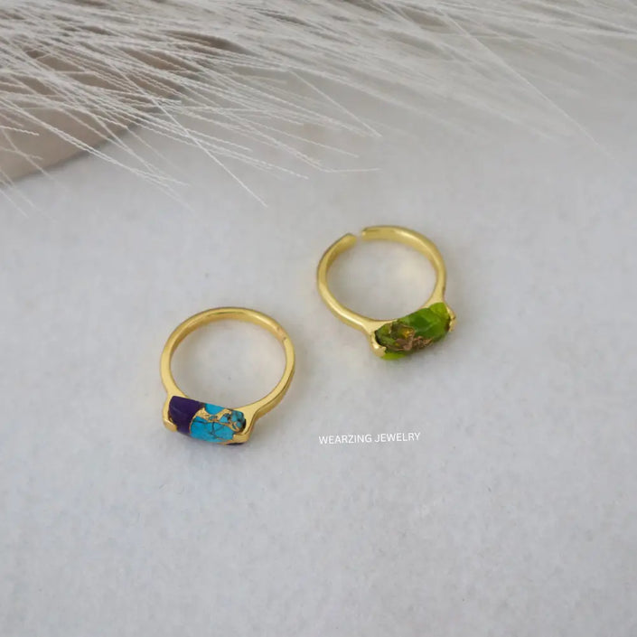 Mohave Elong Statement Ring WearZing - Crystal Jewelry Store in India