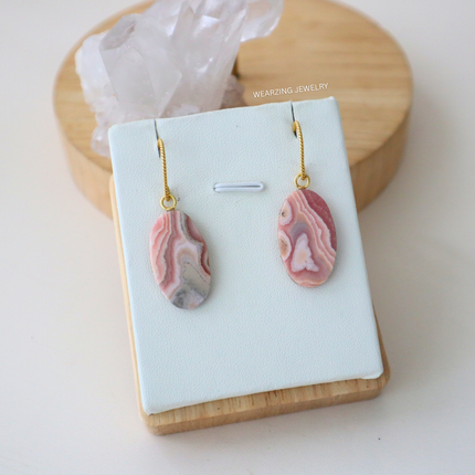 Rhodochrosite Oval Loops