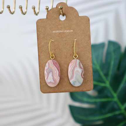 Rhodochrosite Oval Loops