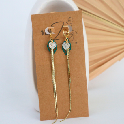 Sleek Heart Dangles