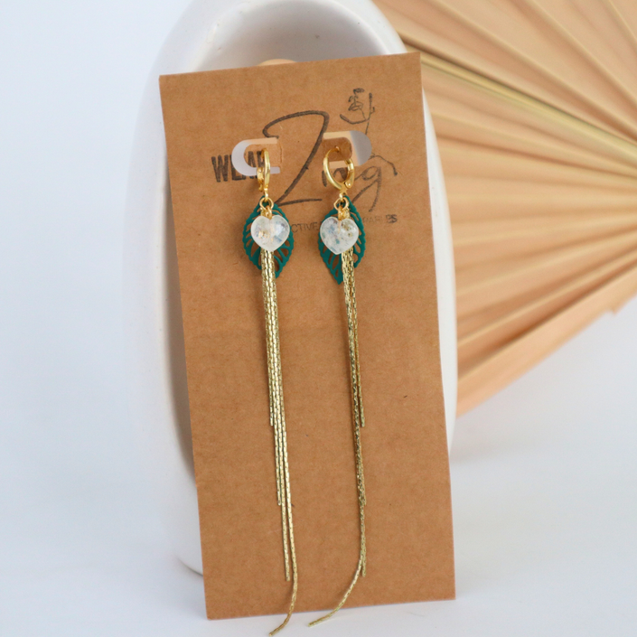 Sleek Heart Dangles