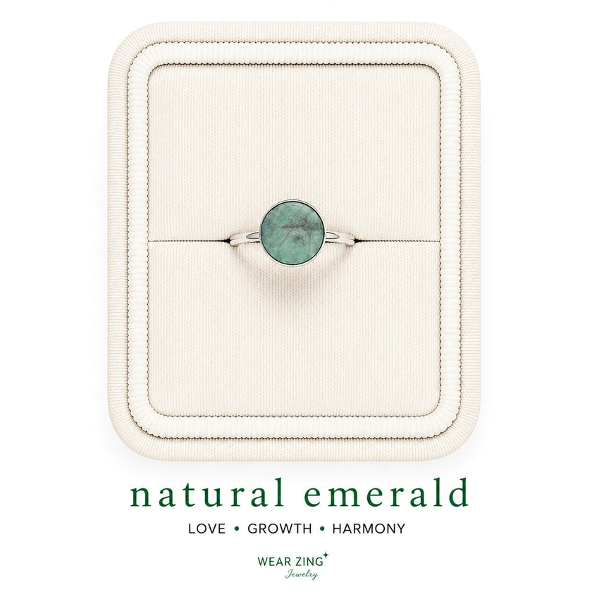 Round Crystal Ring WearZing - Crystal Jewelry Store in India