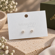 Timeless Solitaire Earrings WearZing - Crystal Jewelry Store in India
