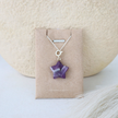 Dream Amethyst Star Pendant - Silver