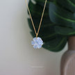 Blue Daisy Flower Pendant