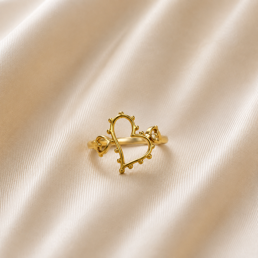 Winged Heart Ring WearZing - Crystal Jewelry Store in India