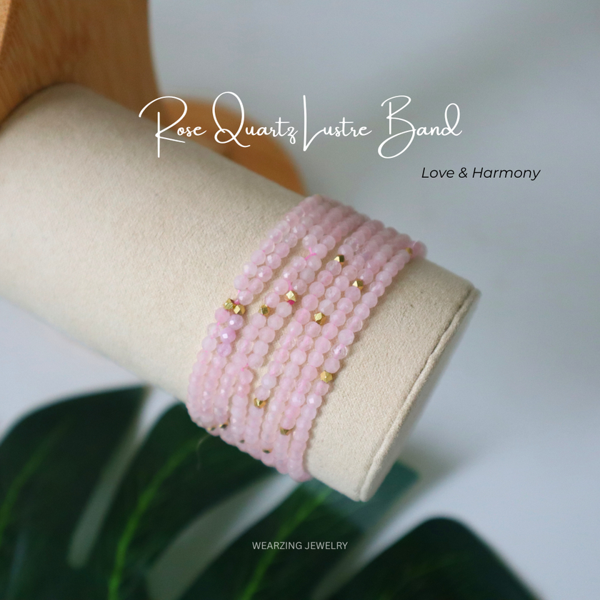 Rose Quartz Lustre Band