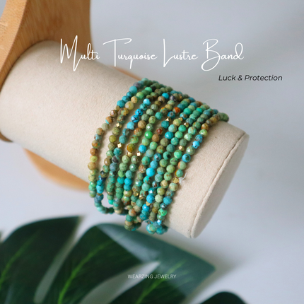 Multi Turquoise Lustre Band