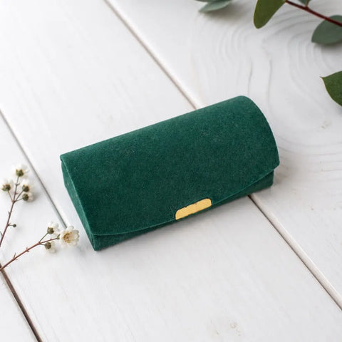 Green Curved Jewelry Case & Storage WearZing - Crystal Jewelry Store in India