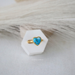 Turquoise Mohave Heart Ring