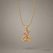 Teddy Pendant Necklace - Honey WearZing - Crystal Jewelry Store in India