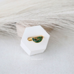 Green Mohave Half Circle Ring