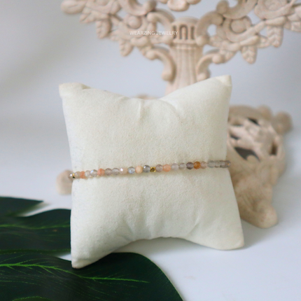 Multi Moonstone Lustre Band