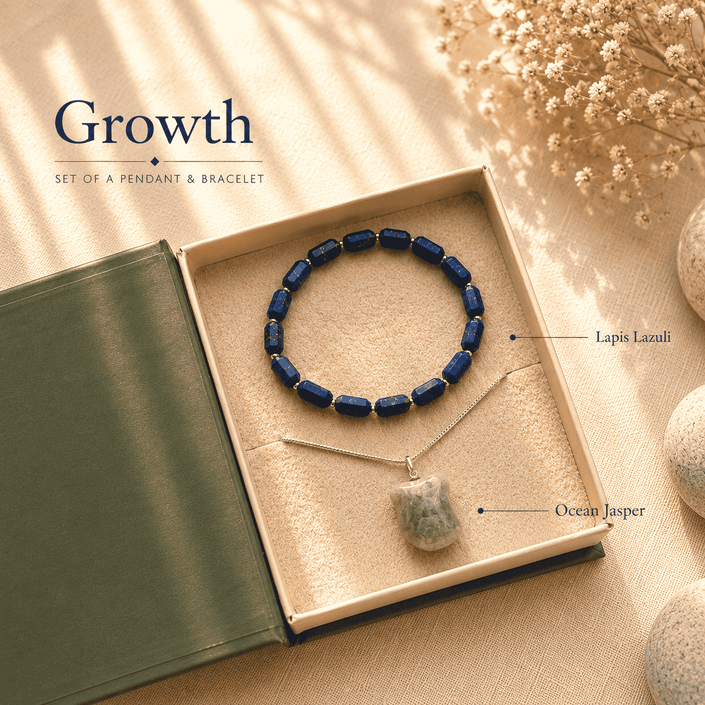 Growth - Men's Gift Combo Set WearZing - Crystal Jewelry Store in India