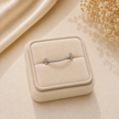 Pavé Curve Ring WearZing - Crystal Jewelry Store in India