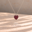 Red Jasper Heart Crystal Pendant WearZing - Crystal Jewelry Store in India