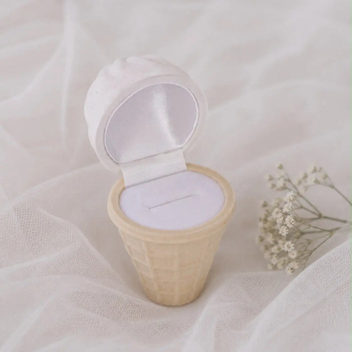 Soft Serve Cute Ring Box for Gifting