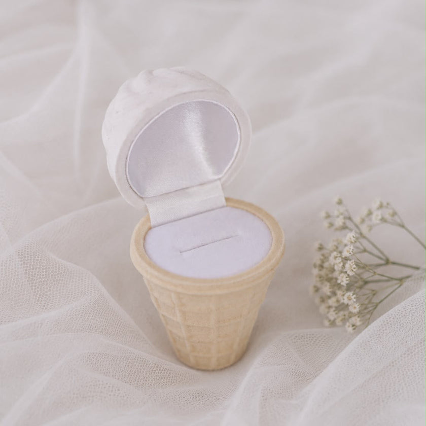 Soft Serve Cute Ring Box for Gifting