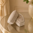 Cream Coffin Premium Jewelry Case