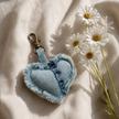 Denim Heart Bag Charm – Light Blue WearZing - Crystal Jewelry Store in India