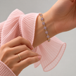 Lavender Crystal Bloom Bracelet WearZing - Crystal Jewelry Store in India