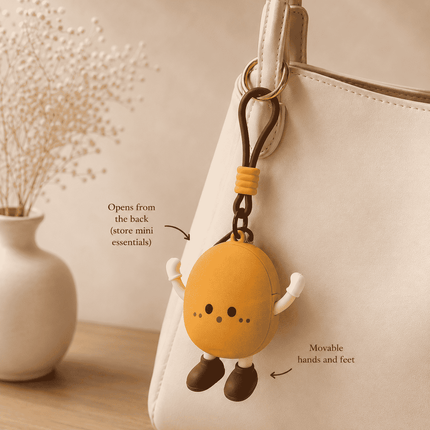 Happy Bean Mini Pocket Bag Charm WearZing - Crystal Jewelry Store in India