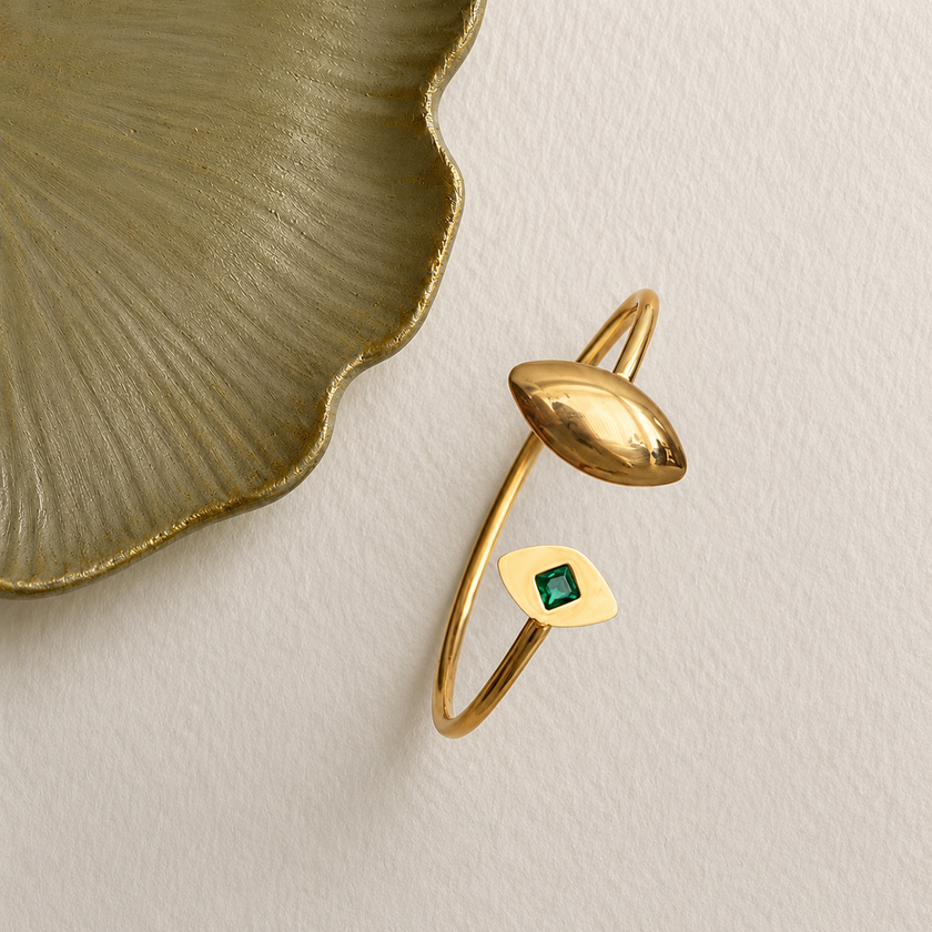 Baby Size Sculpted Open Cuff WearZing - Crystal Jewelry Store in India