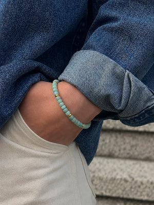 Amazonite Men's Bead Bracelet WearZing - Crystal Jewelry Store in India