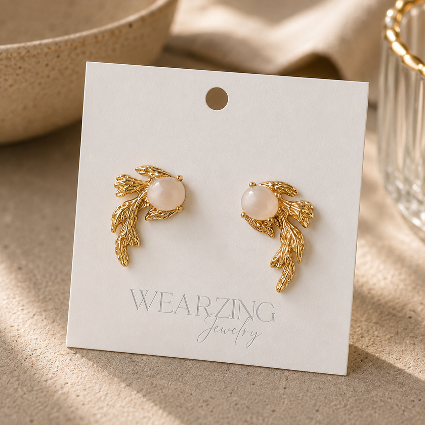 Mermaid Branch Pearl Studs WearZing - Crystal Jewelry Store in India