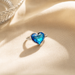 Ocean Heart Ring WearZing - Crystal Jewelry Store in India
