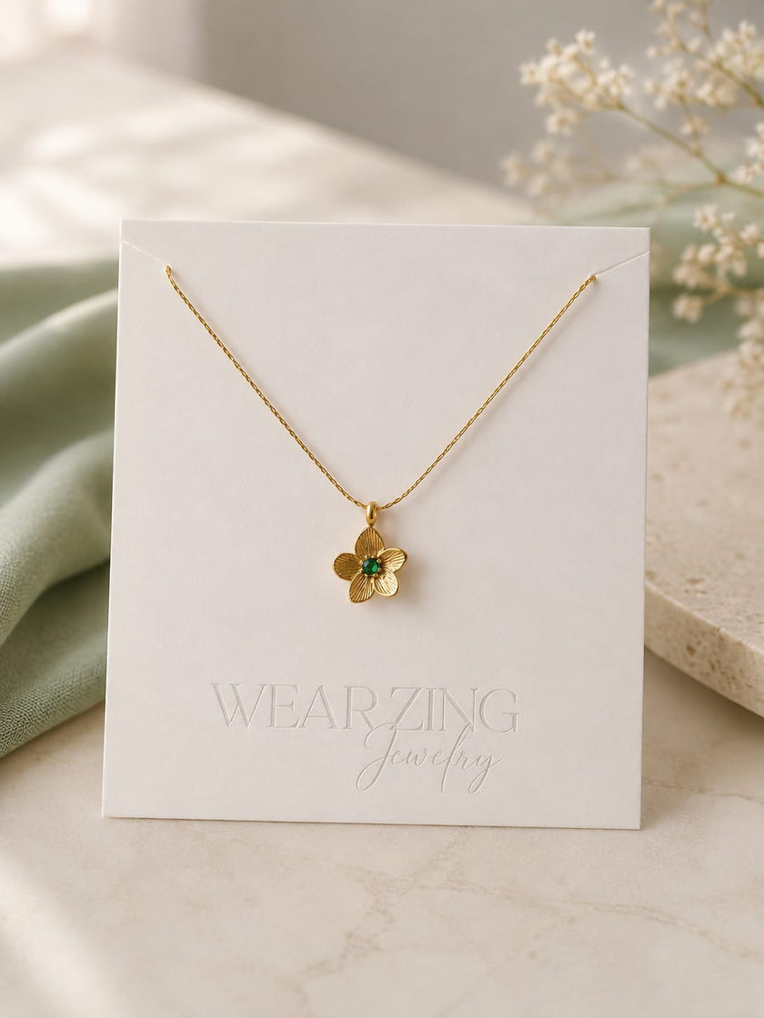 Petite Flora Pendant WearZing - Crystal Jewelry Store in India