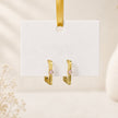 Sleek Crystal Inlay Earrings WearZing - Crystal Jewelry Store in India