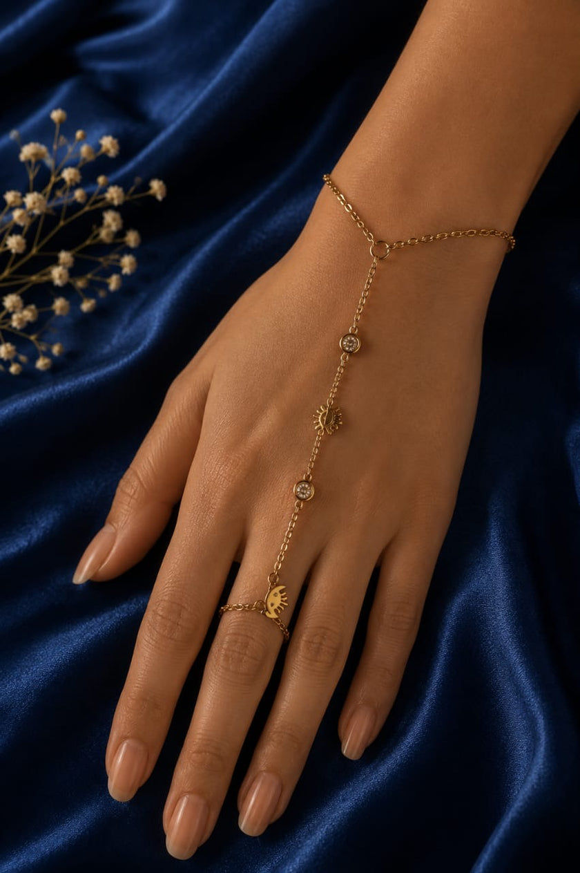 Evil Eye Hand Chain WearZing - Crystal Jewelry Store in India