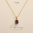 Birth Stone Pendant WearZing - Crystal Jewelry Store in India