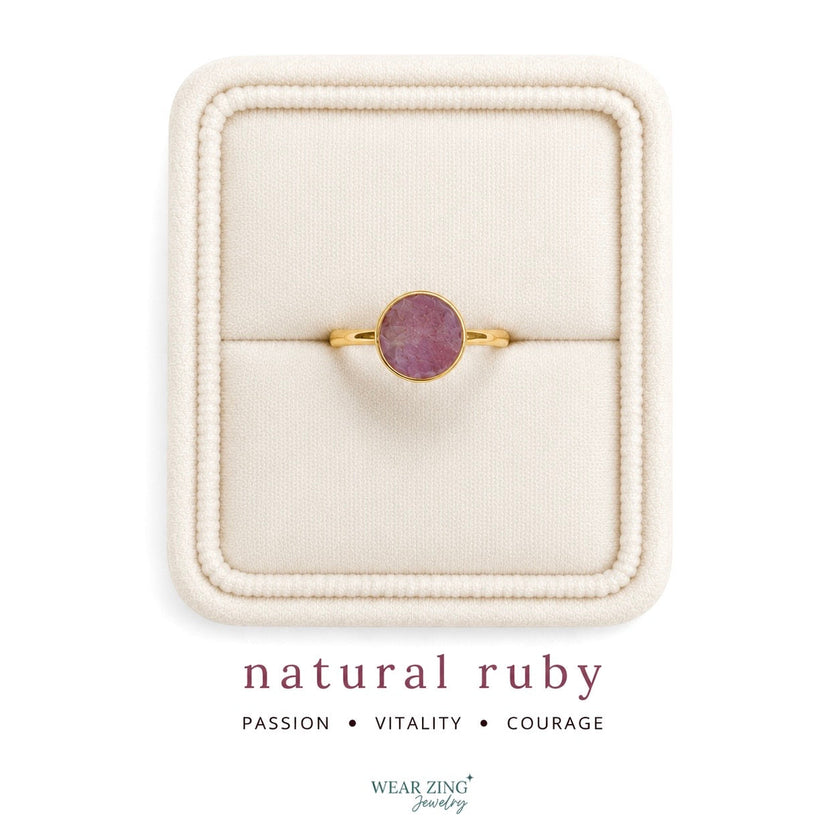Round Crystal Ring WearZing - Crystal Jewelry Store in India