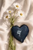 Denim Heart Bag Charm – Indigo WearZing - Crystal Jewelry Store in India