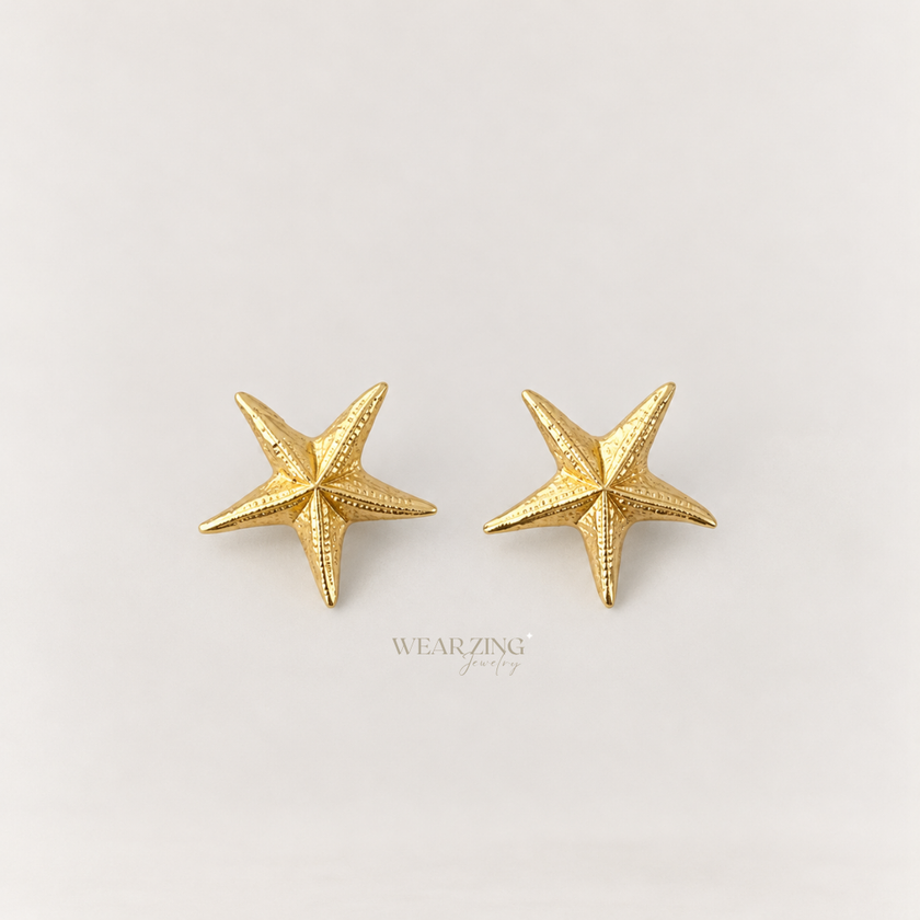 Starfish Stud Earrings