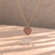 moonstone Heart Crystal Pendant WearZing - Crystal Jewelry Store in India