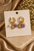 Seaside Charm Hoops WearZing - Crystal Jewelry Store in India