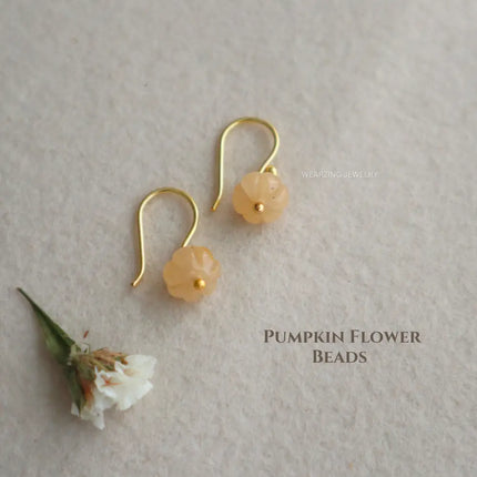 Coral Pumpky Loops WearZing - Crystal Jewelry Store in India