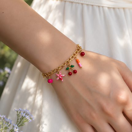 Candy Charm Link Bracelet WearZing - Crystal Jewelry Store in India