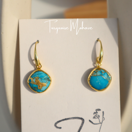 Gold Turquoise Loops