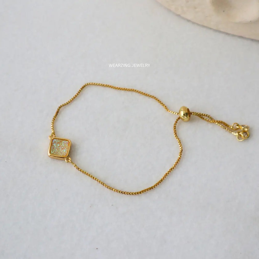 Kite Titanium Druzy Bracelet WearZing - Crystal Jewelry Store in India