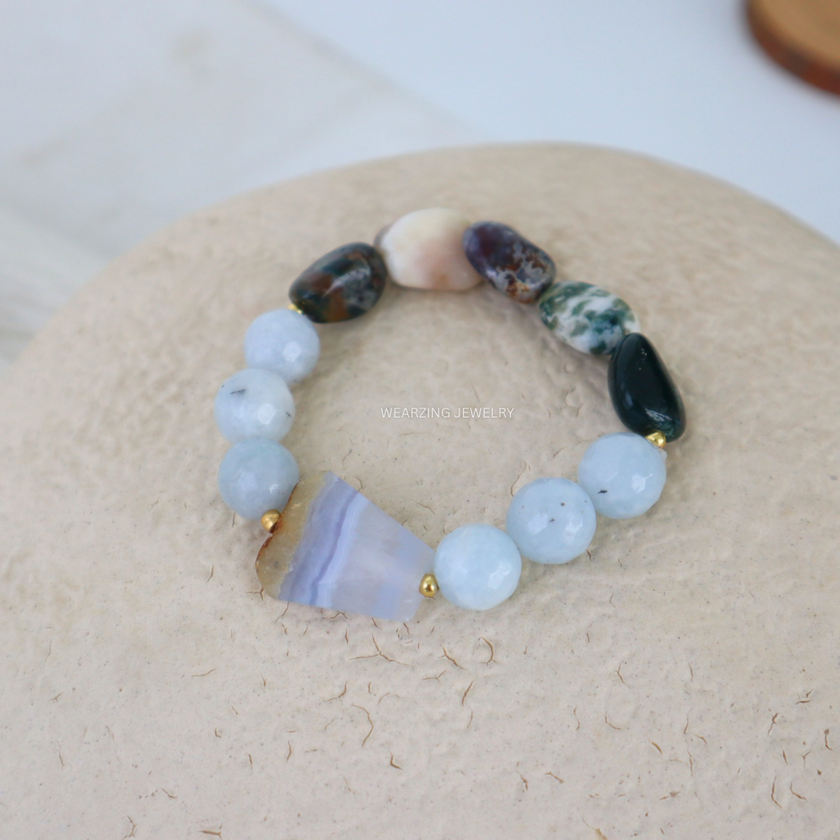 Sea Coast Bead Bracelet WearZing - Crystal Jewelry Store in India