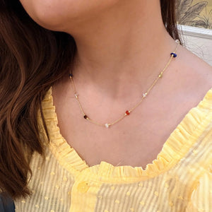 Multi Chips Neckpiece WearZing - Crystal Jewelry Store in India
